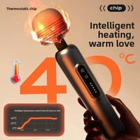 Beheizter Vibrierender Einfarbiger AV-Stab für Frauen Multifrequenz Intim-Stimulator USB Erwachsenen-Sexspielzeug