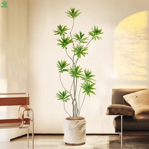 Plante artificielle surdimensionnée réaliste en PVC haute densité résistant à la <span class=keywords><strong>d</strong></span>écoloration à faible <span class=keywords><strong>entretien</strong></span> - Product Image 1