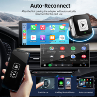 Adaptador Inalámbrico Portátil JMC para Carplay y Android Auto, 1 Año de Garantía, Compatible con Google Maps y Música, para Skoda Golf y Otros Autos