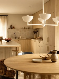 2024 hiện đại Shaker phong cách tủ bếp gỗ rắn hạt gỗ trắng nhiều lớp với carcase không gỉ để sử dụng nhà - Product Image 6