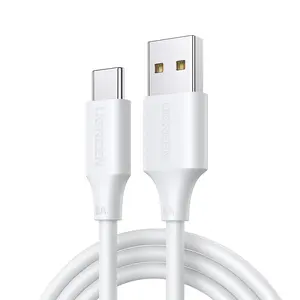 2024热卖UGREEN USB 2.0至C型电缆6A 100瓦快速充电充电器USB C数据线电缆聚氯乙烯材料