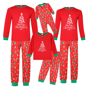 Nouvelle Collection 2023 Pyjamas Famille Rouge Parent-Enfant Quatre Pièces Ensemble Vêtements de Détente <span class=keywords><strong>Noël</strong></span> à Domicile Livraison Directe - Product Image 1