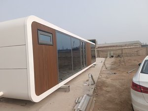 Không gian sang trọng táo giường | xách tay Modular nhà nhỏ | đúc sẵn biệt thự container | Điện thoại di động viên nang nhà khách sạn | thép gỗ - Product Image 4