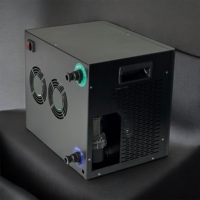 Mini refroidisseur de bain de glace 1/3 CV, refroidi par eau, pour pompe à vane, filtre 300L, compresseur R290, utilisation intérieure/extérieure