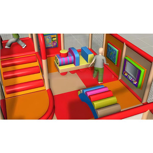 Parque Infantil Modular de Diseño Personalizado para Niños, Área de Juegos Suave Completa con Toboganes y Juguetes para Centro de Entretenimiento Familiar - Product Image 4