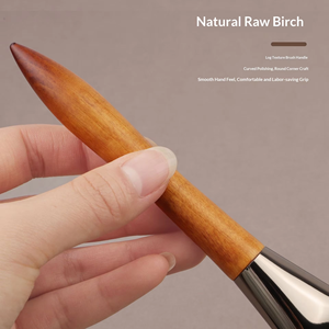 <span class=keywords><strong>Pennello</strong></span> 2 in 1 <span class=keywords><strong>per</strong></span> <span class=keywords><strong>Fondotinta</strong></span> e Maschera a Coda di Pesce, Ultra Sottile e Piatto, in Fibra Sintetica Densa, <span class=keywords><strong>per</strong></span> Cosmetici Viso, Etichetta Privata - Product Image 2