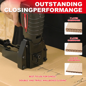 <span class=keywords><strong>Agrafeuse</strong></span> pneumatique AEROPRO MTA18 pour fermeture de cartons, taille de couronne 1-3/8 pouces, profondeur réglable, idéale pour la fermeture et l'emballage de boîtes - Product Image 6