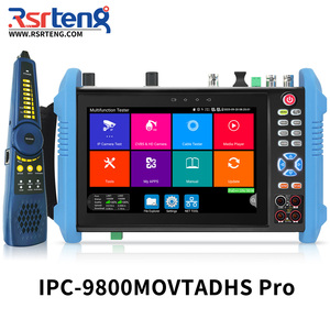 เครื่องทดสอบสายเคเบิล CCTV รุ่น Rsrteng IPC-9800MOVTADHS Pro รองรับ POE++ สำหรับ<span class=keywords><strong>กล้อง</strong></span><span class=keywords><strong>วงจรปิด</strong></span> TVI CVI AHD พร้อมฟังก์ชั่น DMM TDR OPM SFP WiFi Network Tools รองรับ<span class=keywords><strong>กล้อง</strong></span> IP 8K - Product Image 1