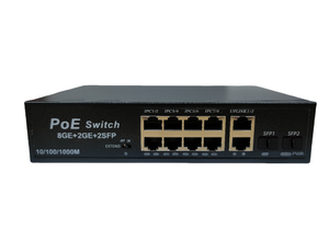 Interruttore Poe 8 porte 10/100/1000Mbps 8 porte <span class=keywords><strong>Gigabit</strong></span> Poe <span class=keywords><strong>Switch</strong></span> <span class=keywords><strong>Ethernet</strong></span> PBCA IEEE 802.3 Monitor di rete IP CCTV in magazzino - Product Image 2