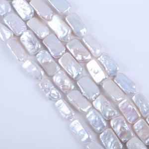 Perlas Barrocas Naturales de Agua Dulce de 11-12 mm, Perlas Sueltas con Orificio Recto de Doble Cara para Hacer Collares y Pulseras, Venta al por Mayor - Product Image 3