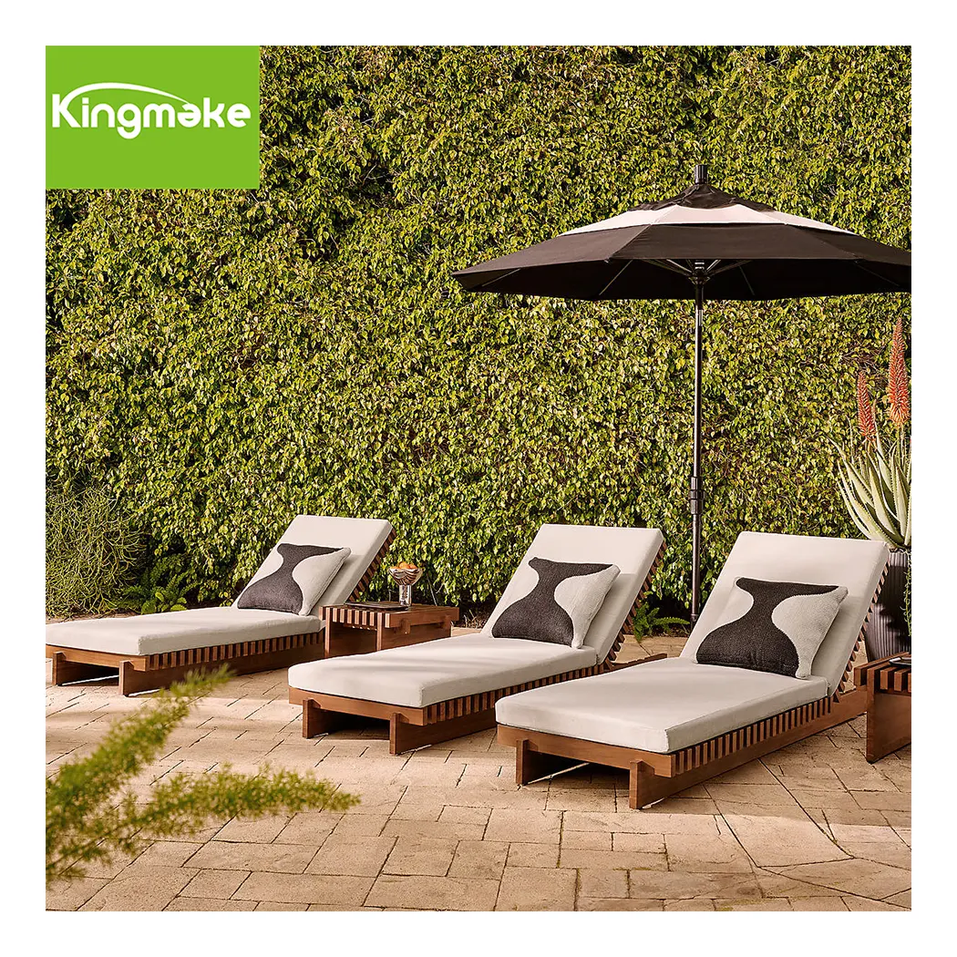 Outdoor Hotel möbel Chaise Lounge Sofa Strand Schwimmbad Patio Chaise Lounge Set Garten Lounge