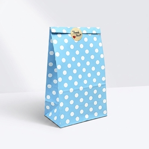 Bolsas de Papel Kraft Ecológicas con Diseño de Puntos <span class=keywords><strong>Cheng</strong></span> <span class=keywords><strong>Huang</strong></span>, Disponibles en Stock, Ideales para Dulces, Galletas, Bocadillos y Regalos de Panadería - Product Image 6