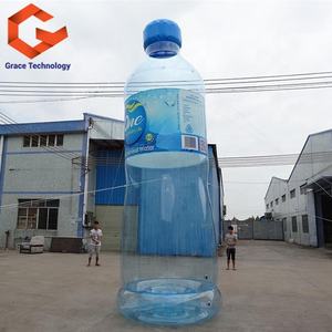 Giant Transparant Opblaasbare Minerale Fles Pvc Water Fles Opblaasbare Replica Voor Merk Promotie - Product Image 6