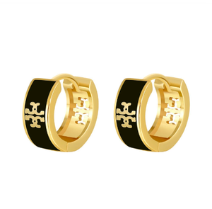 Designer Geïnspireerde Oorringen Geometrische Mode Boetiek Sieraden Koper Messing Mode Cadeau Vrouwen Oorbellen - Product Image 1