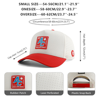 Casquette de golf snapback de sport résistante à l'eau, découpée au laser, avec logo personnalisé, pour la vente en gros