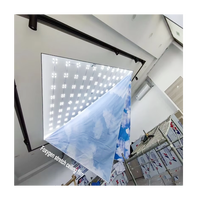 Plafond design FOXYGEN, impression UV 3D, film extensible, impression UV, plafonds suspendus modernes, film de plafond extensible