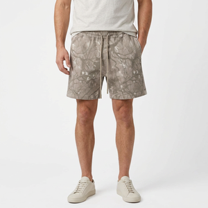 Shorts de sport pour homme à taille haute élastique, en tissu tissé avec imprimé graphique, à séchage rapide, pour la gym et l'entraînement - Product Image 6