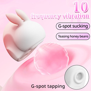 Vibrador de Succión de Conejo, Succionador de Clítoris, Juguete Sexual para Mujeres, Juguetes para Adultos, Vibrador de Succión Clitoral de Silicona para Mujeres - Product Image 4
