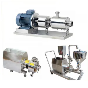 Sanitary mixer emulsifying machine SS304 High speed dispersing emulsifier Food grade Emulsion Pump