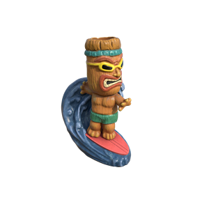 مخصص بالجملة درجة عالية اليدوية بارد أواني الشاطئ Hawaii surfboard أكواب السيراميك الصيف تصفح أكواب تيكي - Product Image 5