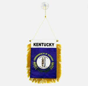 Bandera de <span class=keywords><strong>Wisconsin</strong></span> para colgar en la ventana, mini banderas para coche, decoración para espejo retrovisor con ventosa y bandera con flecos dorados - Product Image 4