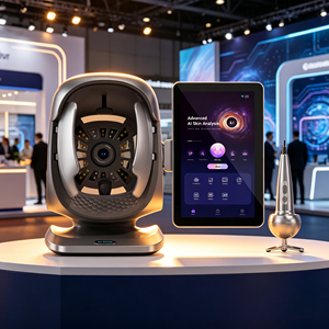เครื่องวิเคราะห์ผิวหนังอัจฉริยะ AI ระดับมืออาชีพ 3 มิติ รองรับ 25 ภาษา ความละเอียด 4K HD พร้อมระบบตรวจวัดใบหน้าด้วยภาพสเปกตรัม 8 ช่วง - Product Image 1