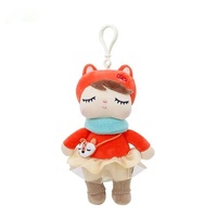 Poupée en peluche super douce brodée Angela Rabbit, princesse féerique en peluche, cadeaux pour filles