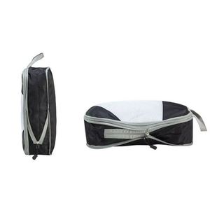 Bolsa Organizadora de Equipaje de Viaje Plegable de Poliéster Ligero y Moderno, Cubos de Embalaje de Compresión de Malla Portátiles para Zapatos - Product Image 3