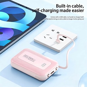 HDL PD22.5 รองรับการชาร์จเร็ว พาวเวอร์แบงค์ พาวเวอร์สเตชั่น 10000mAh พาวเวอร์แบงค์แบบพกพา ชาร์จเร็ว พร้อมสายชาร์จ - Product Image 2