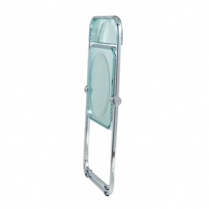 <span class=keywords><strong>Chaise</strong></span> pliante en plastique transparent de haute qualité, antidérapante, à cadre métallique, pour se maquiller, se détendre et prendre des photos - Product Image 4