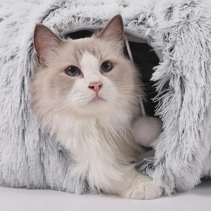 Wholesale Donut Plush Foldable Collapsible <b>Cat</b> <b>Tunnel</b> - Product Image 4