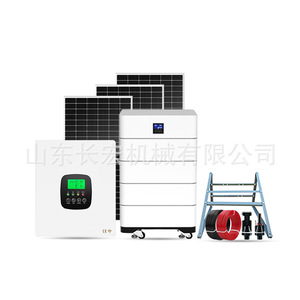 Sistema de Energía Solar, Silicio Monocristalino, Controlador MPPT, Batería de Iones de Litio, Solución de Energía Fuera de la Red para Uso Doméstico - Product Image 2