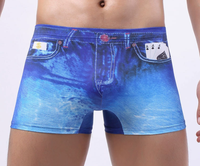 Sous-vêtements pour hommes, caleçons boxer en nylon, impression personnalisée, fabrication en usine