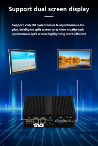 มินิพีซี Intel N2830 J4125 พร้อมพอร์ต LAN คู่ RS232/485 HD USB3.2 DDR4 M.2 SSD สำหรับควบคุมอุตสาหกรรม สำนักงาน บ้าน ใช้งานกับ Win10/11 Linux - Product Image 6