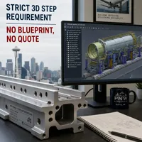 Rail de transfert robuste en aluminium pour assemblage aérospatial de Seattle RGV