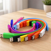 Clé USB en plastique avec logo personnalisé, multicolore, haute vitesse pour l'archivage de fichiers multimédia, image