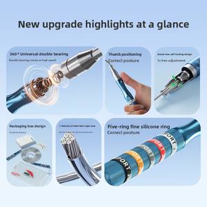 Corde à sauter personnalisable en acier à <span class=keywords><strong>double</strong></span> roulement pour élèves du primaire et du collège, compétition d'examen pour enfants et hommes - Product Image 2