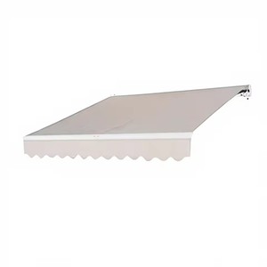 Auvent rétractable <span class=keywords><strong>motorisé</strong></span> pour extérieur, cadre en aluminium, <span class=keywords><strong>voile</strong></span> en PVC enduit, balcon, patio, protection contre la pluie, télécommande - Product Image 3