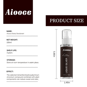Desodorante Corporal en Aerosol Aiooce Stock Natural Unisex, Elimina el Olor de las Axilas, Fresco y Cómodo, <span class=keywords><strong>Antitranspirante</strong></span> con Enzimas de Frutas y Fragancias - Product Image 6