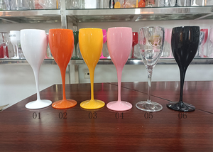 Customize Printed Unbreakable Reusable 175ml Creative Plastic <b>Wine</b> Glass Wholesale Custom Plastic Champagne Flutes <b>Goblets</b> - Product Image 2