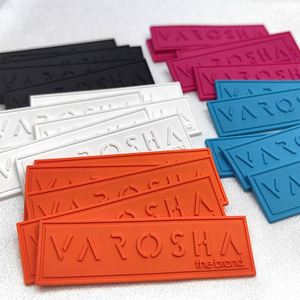 Custom 3D <b>Transparent</b> Soft PVC Design logo Embossing Pvc Patches Heatpress Rubber Silicone 3D Patches <b>Label</b> with velcro Iron on - Product Image 2
