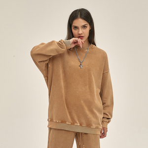 Premium Custom Highstreet 100% algodón Loose Fit bordado estampado Unisex sudadera Urban Trend <span class=keywords><strong>B</strong></span> - Product Image 1