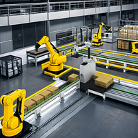 Système de palettisation robotisé entièrement automatique, robot de palettisation pour le chargement et le déchargement des conteneurs