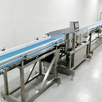 Rotatiegewichtsorteermachine multifunctioneel voor fruit, groenten, vis, schaal- en schelpdieren, zoals bessen, noten, oesters, garnalen en kippenpootjes.