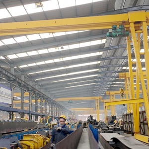 Rail Gantry Crane 5 Ton Single Girder Gantry Crane Power <b>Cable</b> A Fram Semi Gantry Crane For Sale - Product Image 2