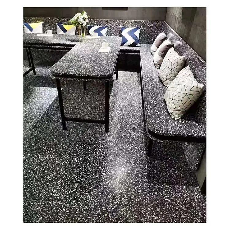 Artificial Stone Decor Bathroom Countertops Ceramic Tiles Terrazzo Slab for Floor Tiles Design