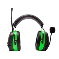Casque sans fil Bluetooth 5.0 pour conférence professionnelle, avec microphone et suppression du bruit ambiant, en plastique