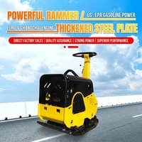 Compacteur à plaques plates bidirectionnel diesel haute puissance avec moteur Honda pour la construction routière