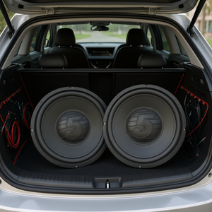 Subwoofer de remplacement pour voiture Wf 8 pouces, 200W RMS, 4 ohms, DC 12V, cône en polyéthylène, contour en caoutchouc, basses profondes, 2 pièces - Product Image 2
