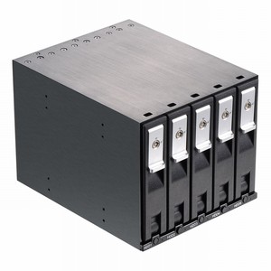 Aluminum 5 <b>External</b> Hard Drive Enclosure for 3.5 Inch HDD <b>SSD</b> Support Hot Swap Sata Mobile Rack - Product Image 1